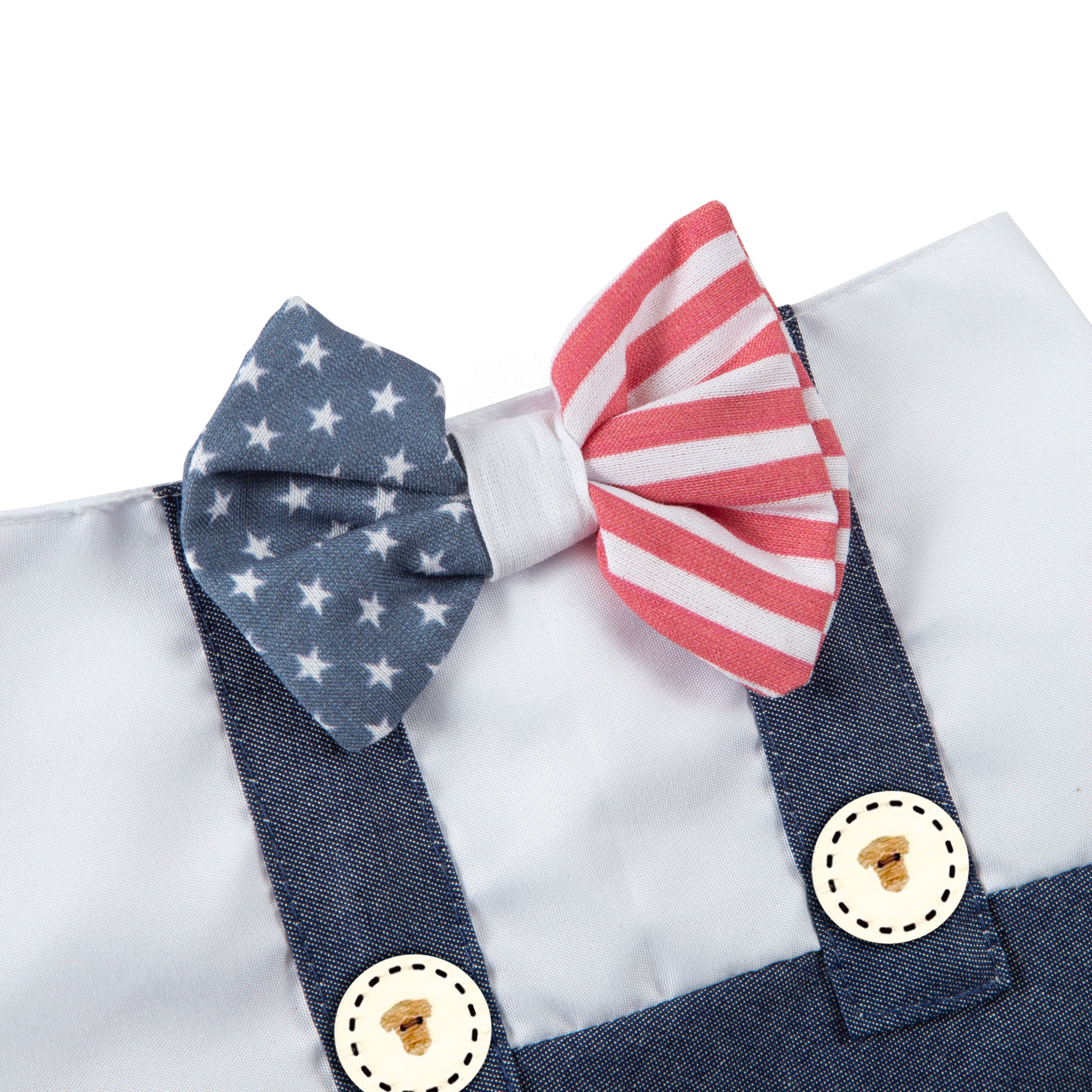 Dog Bandana Patriotic Suspender | Patriotic Collection 4 of the July for Cat & Dog