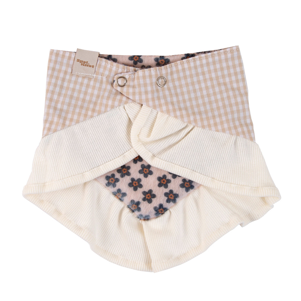  Fall Bandana Ruffles Flower Gingham