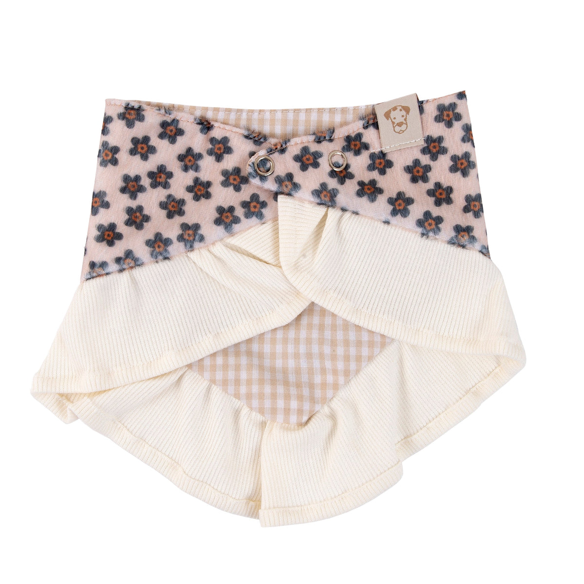  Fall Bandana Ruffles Flower Gingham