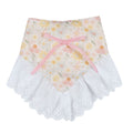 Pet Bandana Flower Field Bow with Ruffles