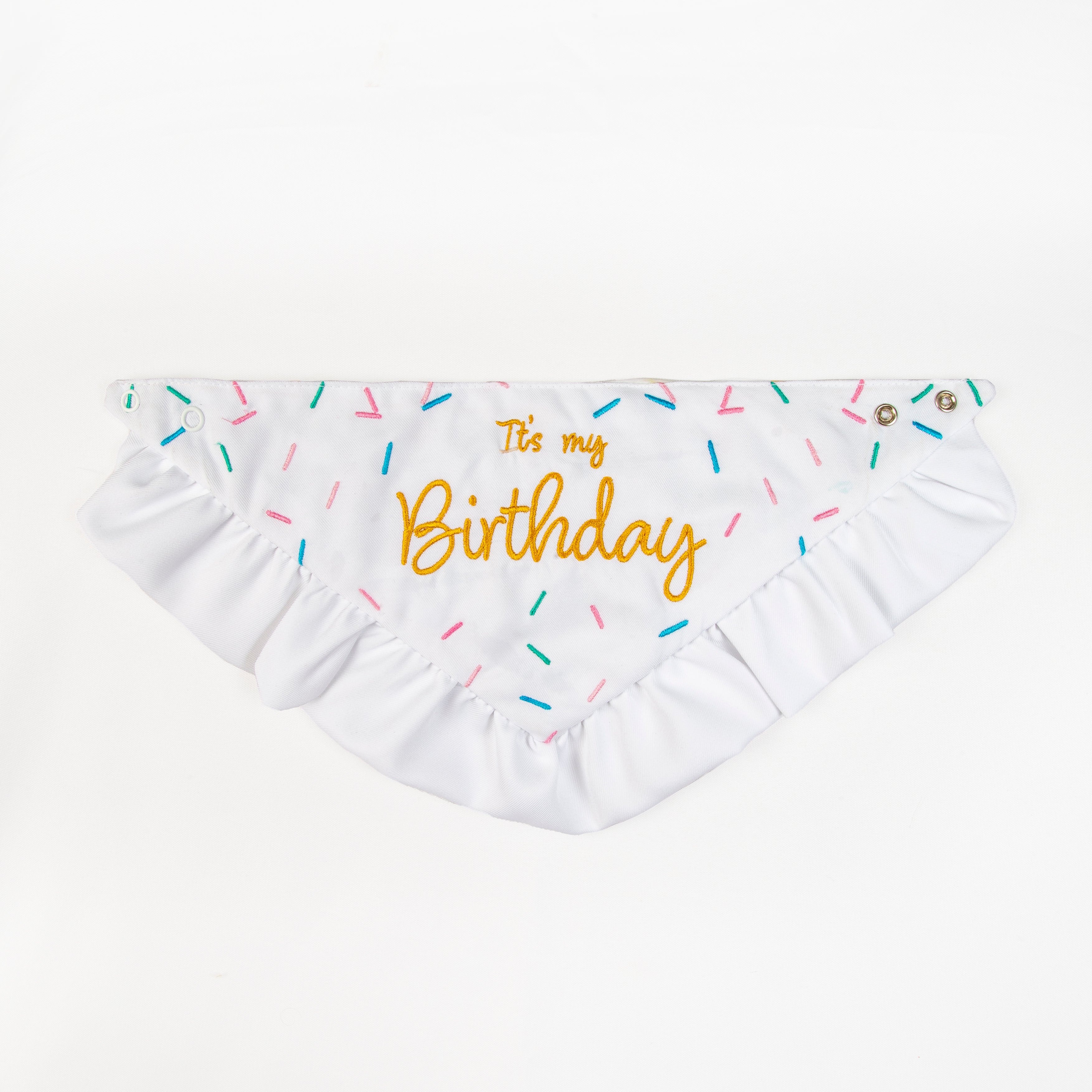 Bandana Pawty Time Skirt Birthday for Dogs Colorful