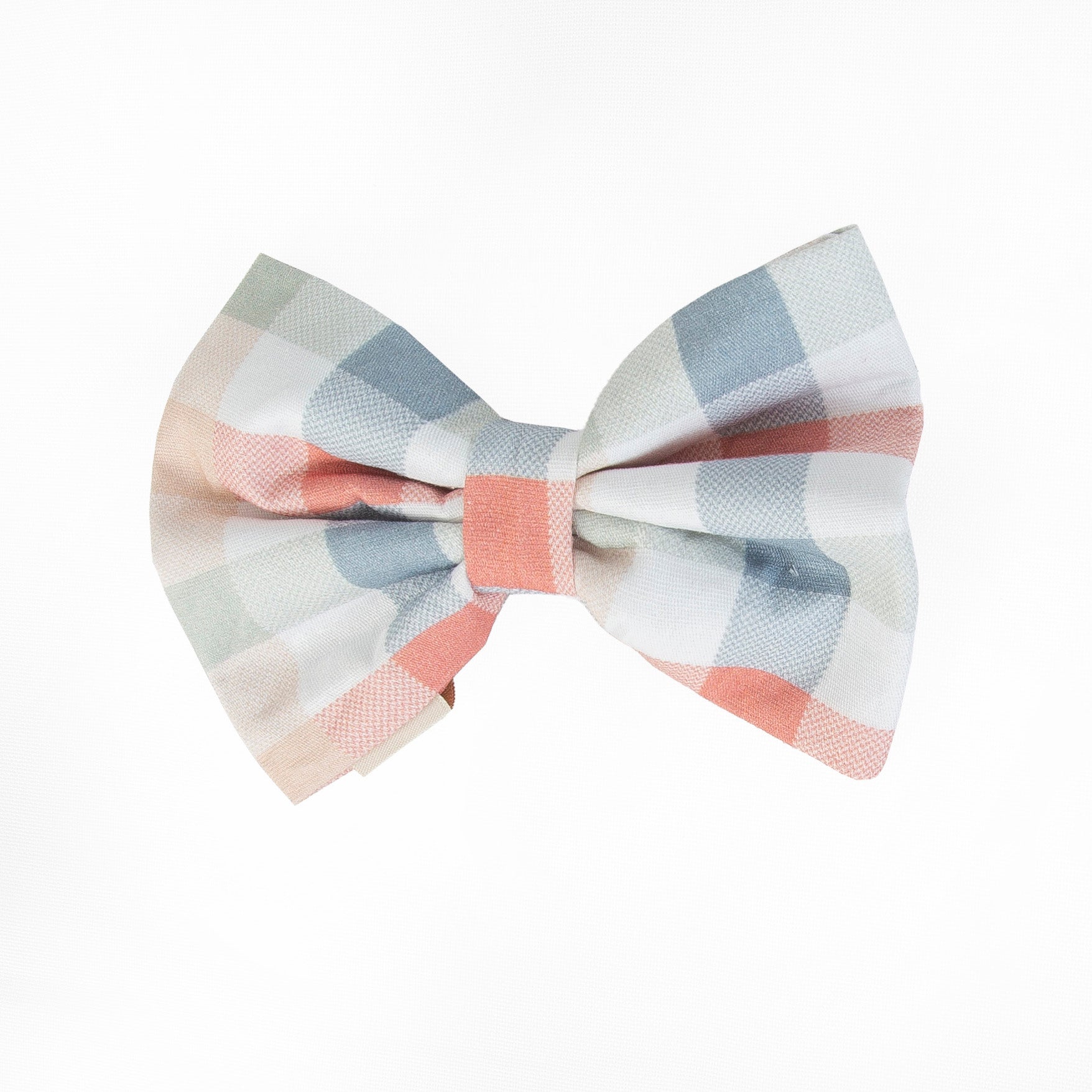 Spring Checkered Dog Bowtie - Blooming Collection
