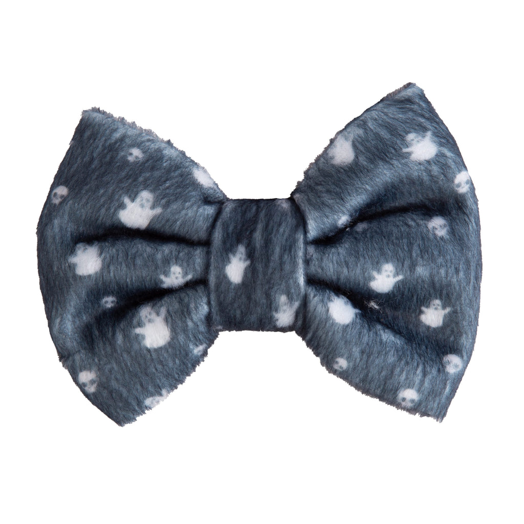 Dog Bow Tie Halloween Ghost | Autumn Collection - Fall (Slip on collar)