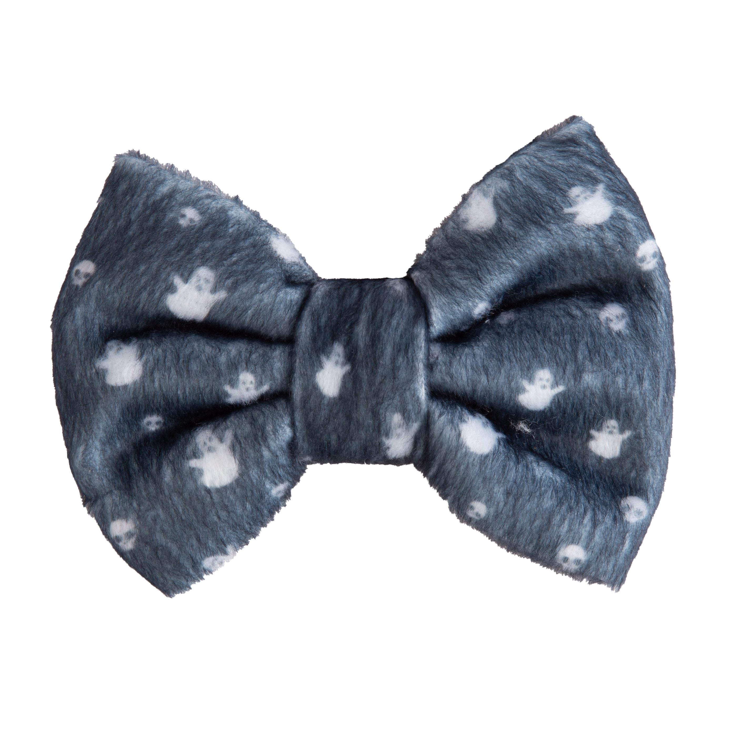 Dog Bow Tie Halloween Ghost | Autumn Collection - Fall (Slip on collar)
