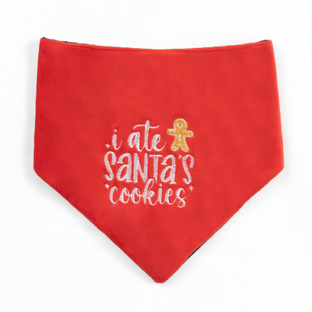 Christmas Pet Bandana I Ate Santas Cookies