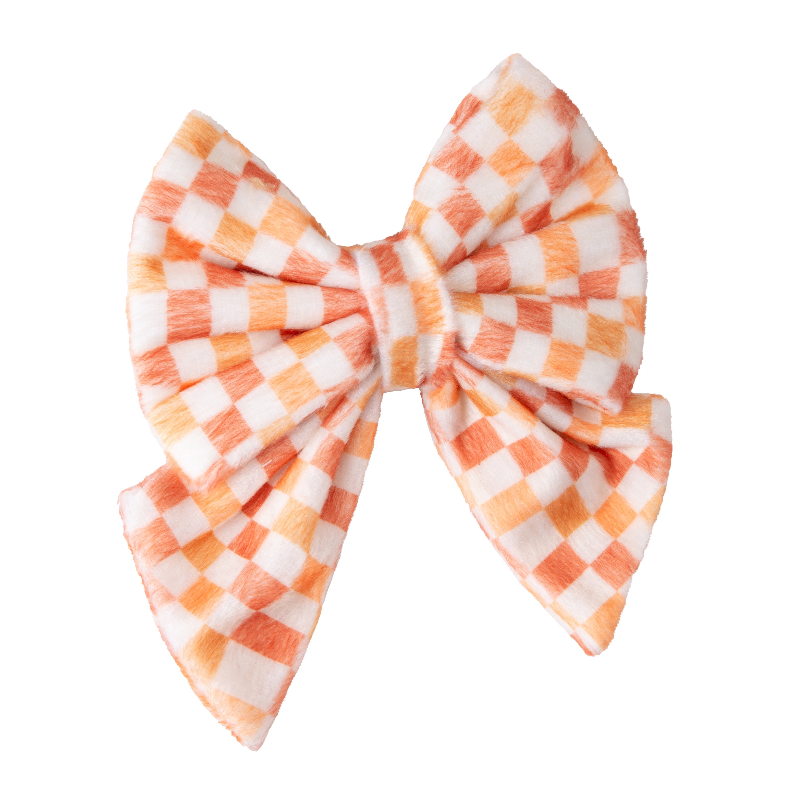 Dog Sailor Bow Checkered | Autumn Collection - Fall (Slip on collar)