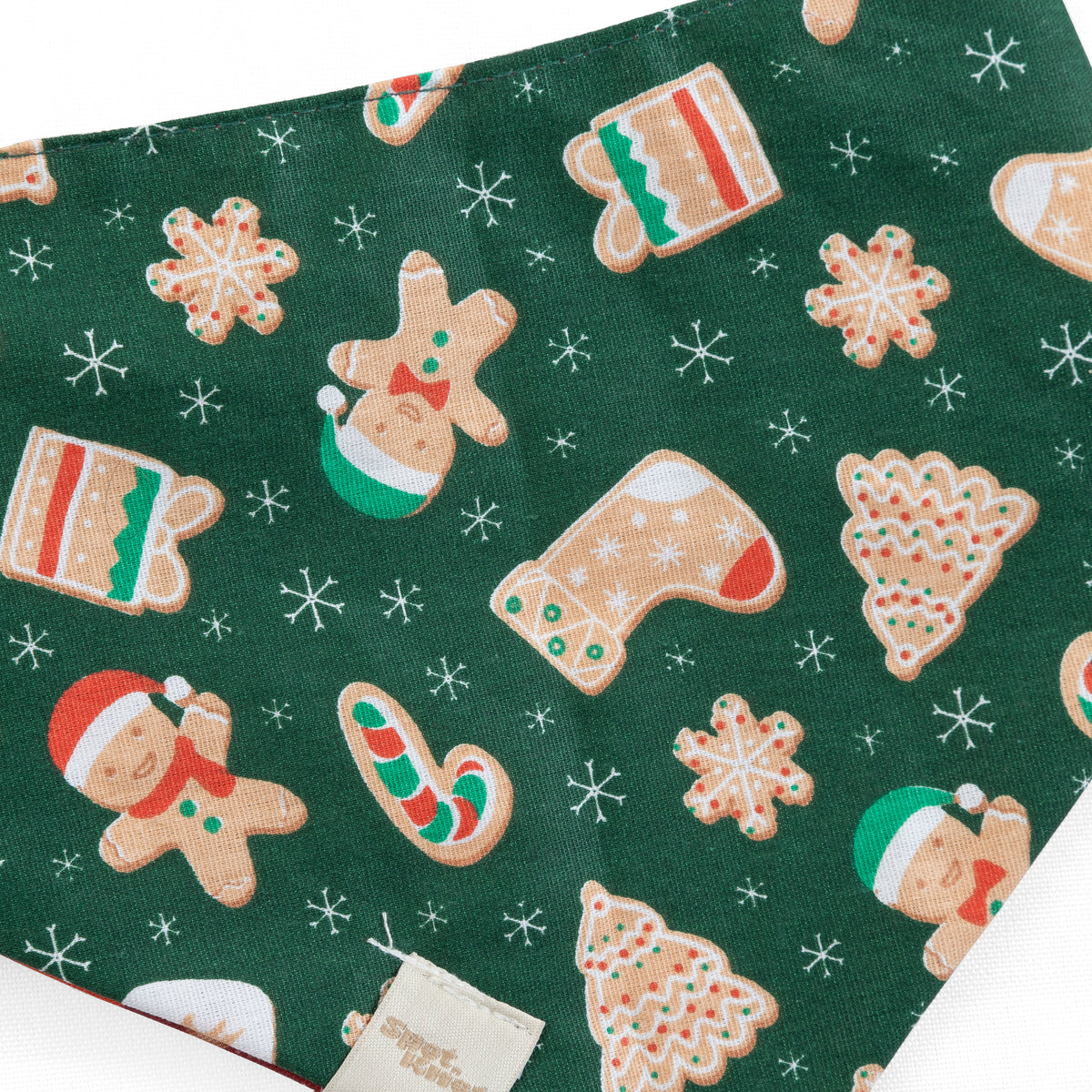 Pet Bandana Holiday Cookies Reversible | Christmas Collection