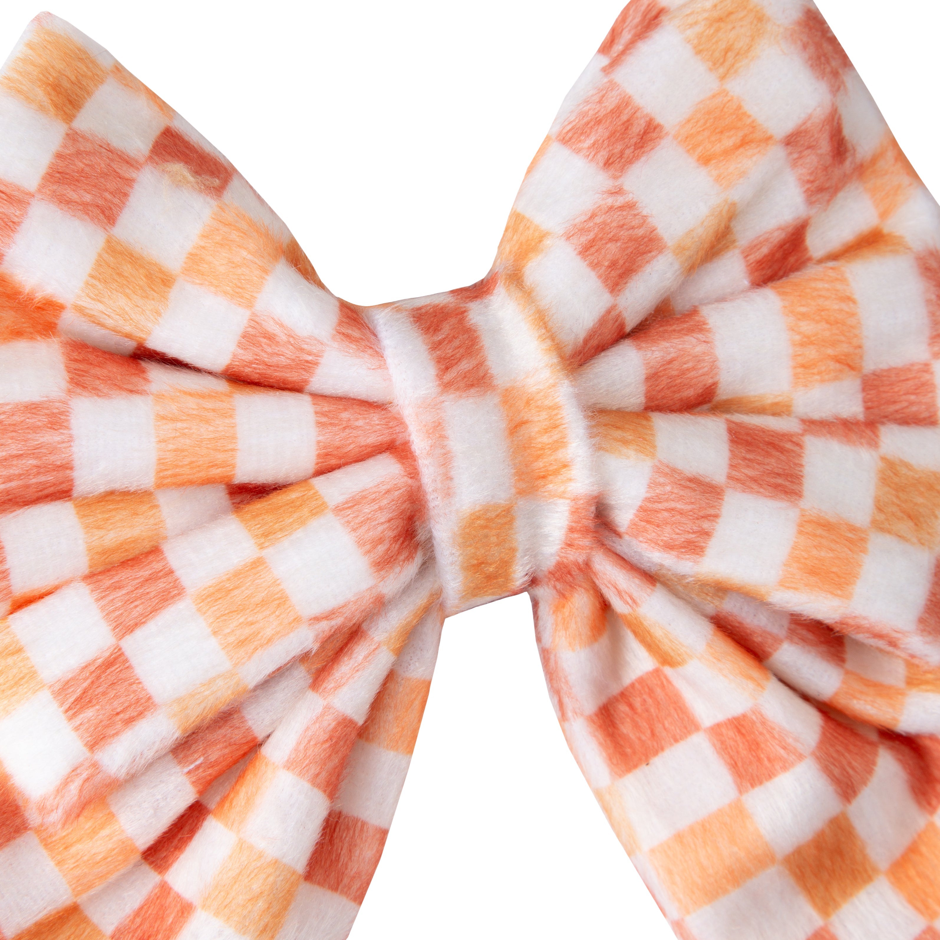 Dog Sailor Bow Checkered | Autumn Collection - Fall (Slip on collar)