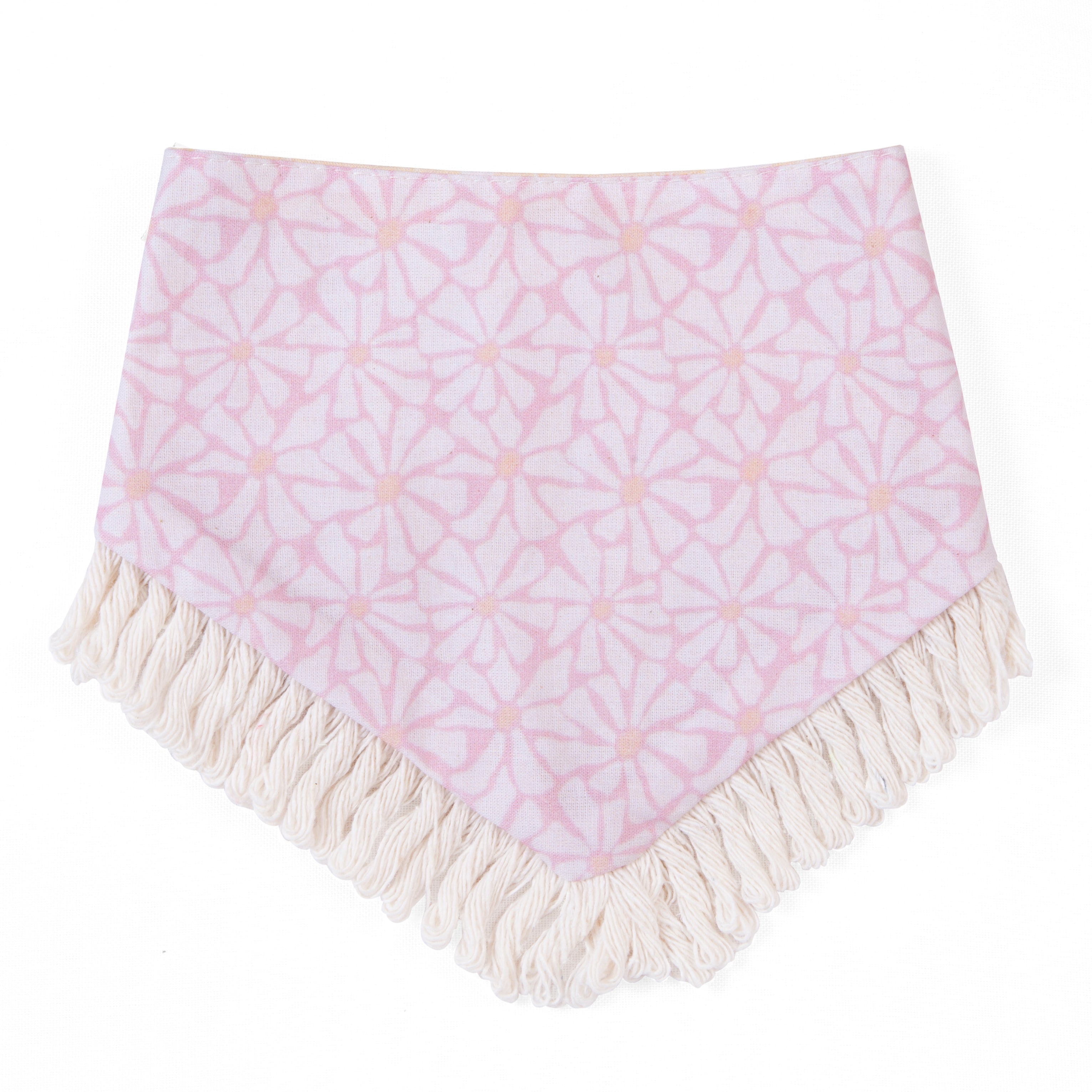 Boho Pet Bandana Sun and Flower | Sunny Day Collection - Dog & Cat (Double Sides & Snap on)