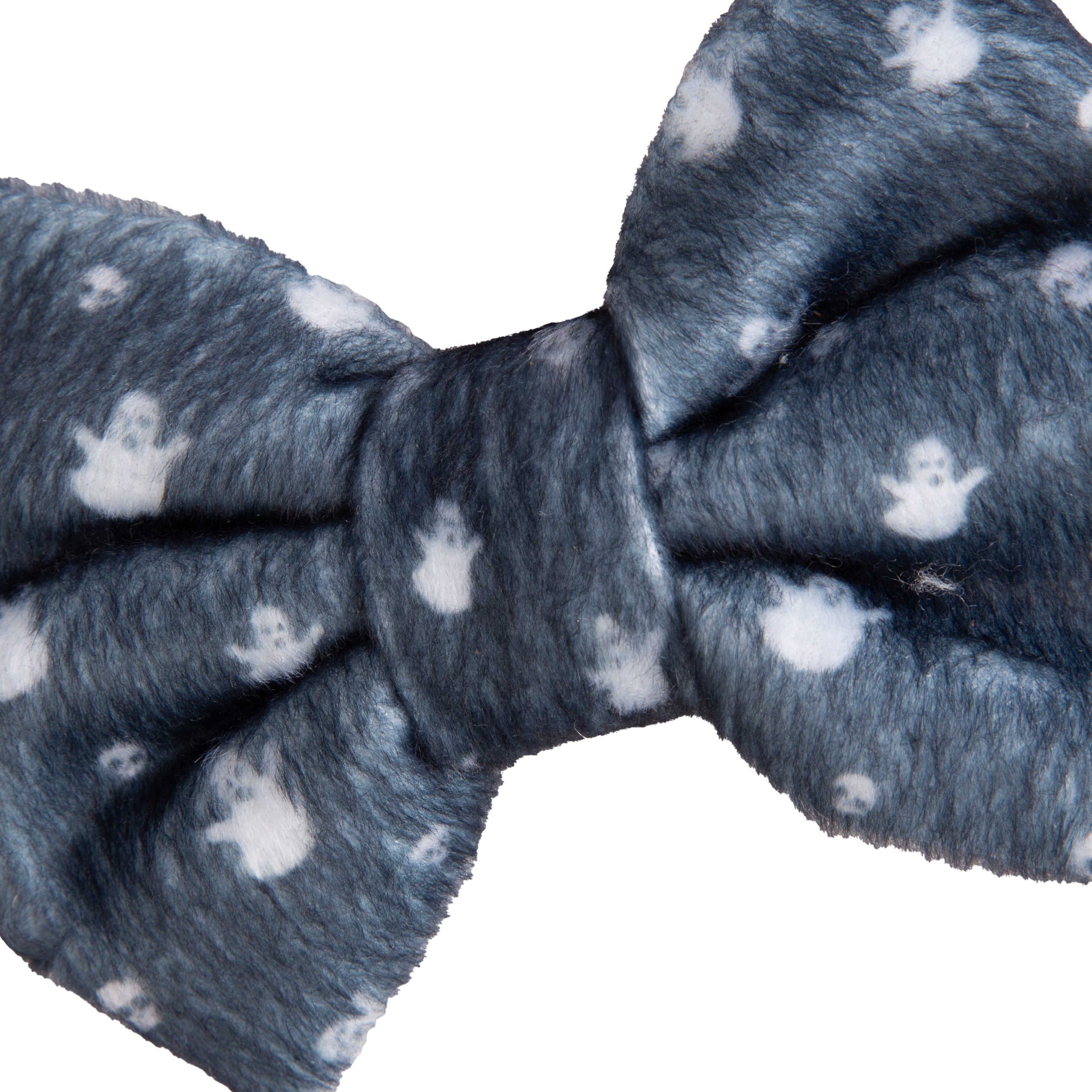 Dog Bow Tie Halloween Ghost | Autumn Collection - Fall (Slip on collar)
