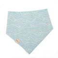 Dog & Cat Bandana Waves and Starfish | Sunny Day Collection - Summer (Double Sides & Snap on)