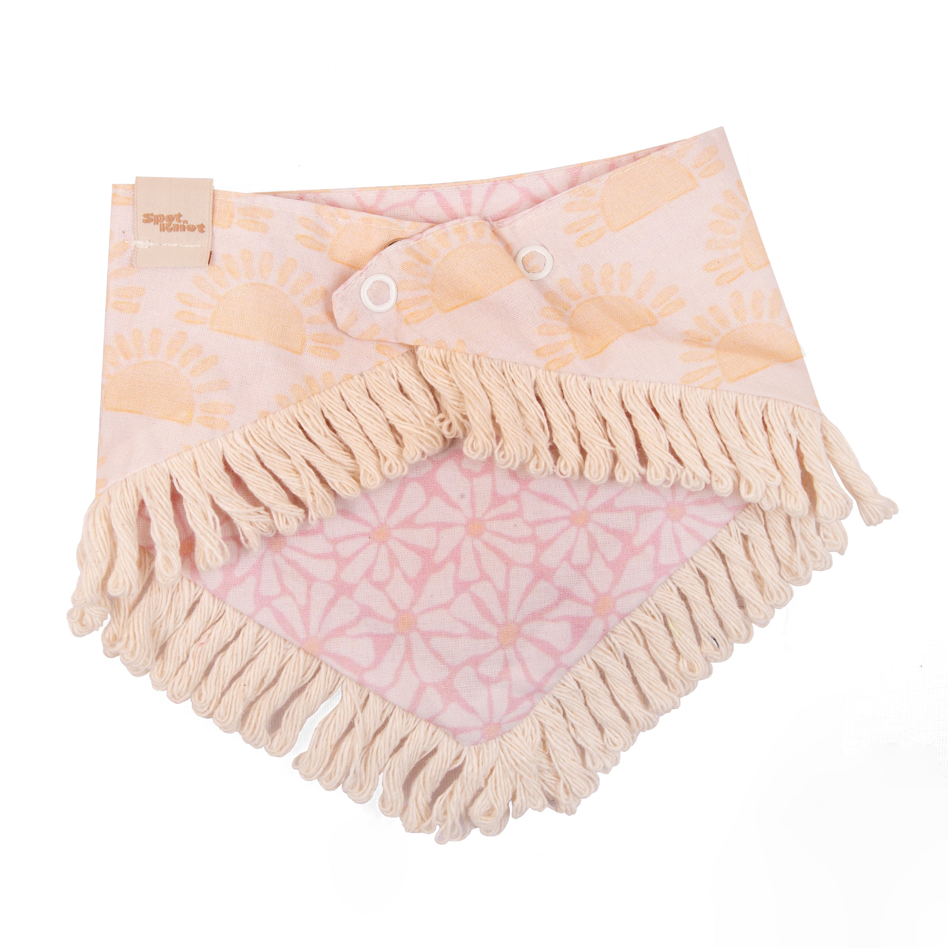 Boho Pet Bandana Sun and Flower | Sunny Day Collection - Dog & Cat (Double Sides & Snap on) (Copy)