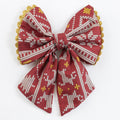 Christmas Dog Bow Holiday Flair |  (Slip on collar)