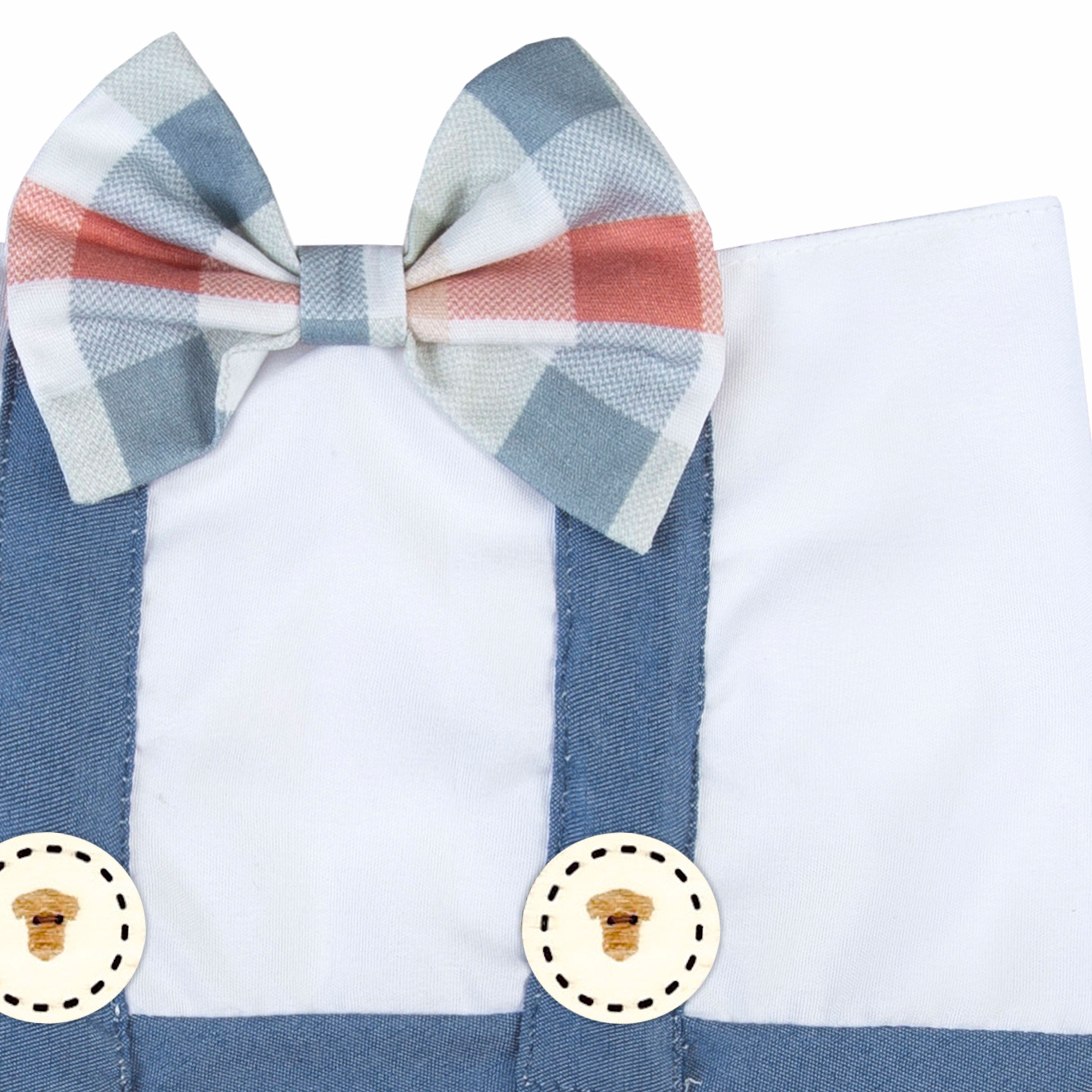 Dog Bandana Denim Suspender | Blooming Collection