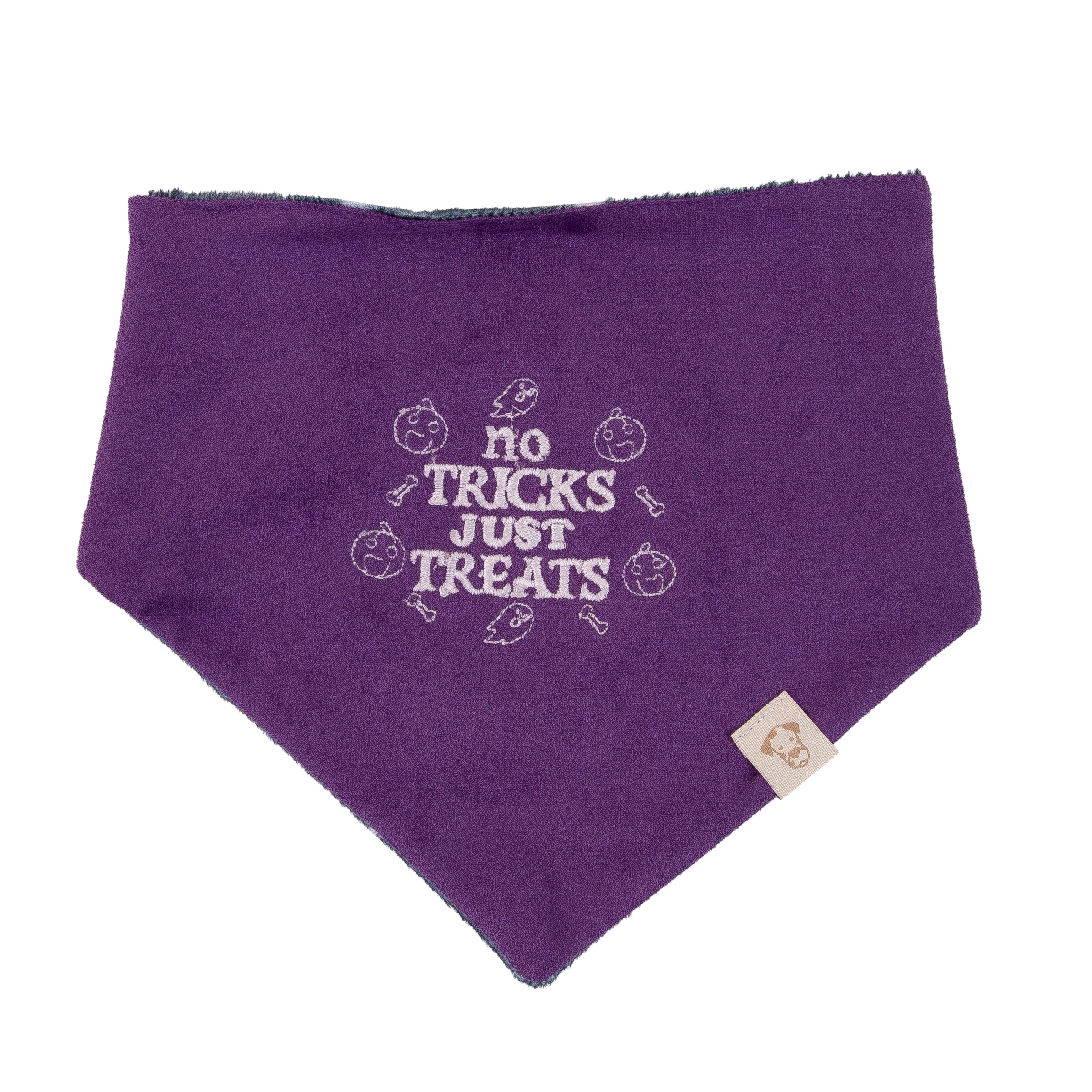 Pet Bandana Halloween NO TRICKS JUST TREATS