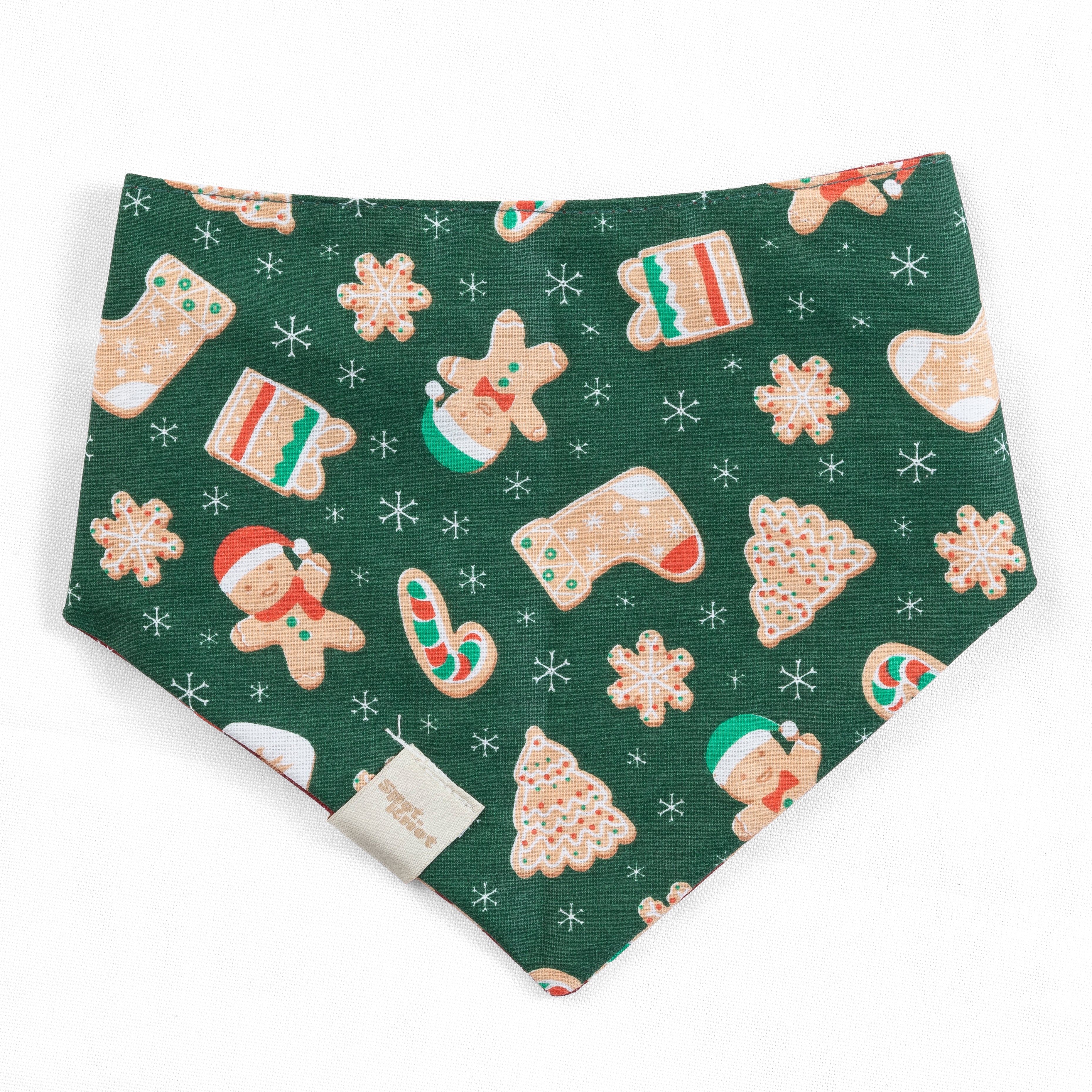 Pet Bandana Holiday Cookies Reversible | Christmas Collection