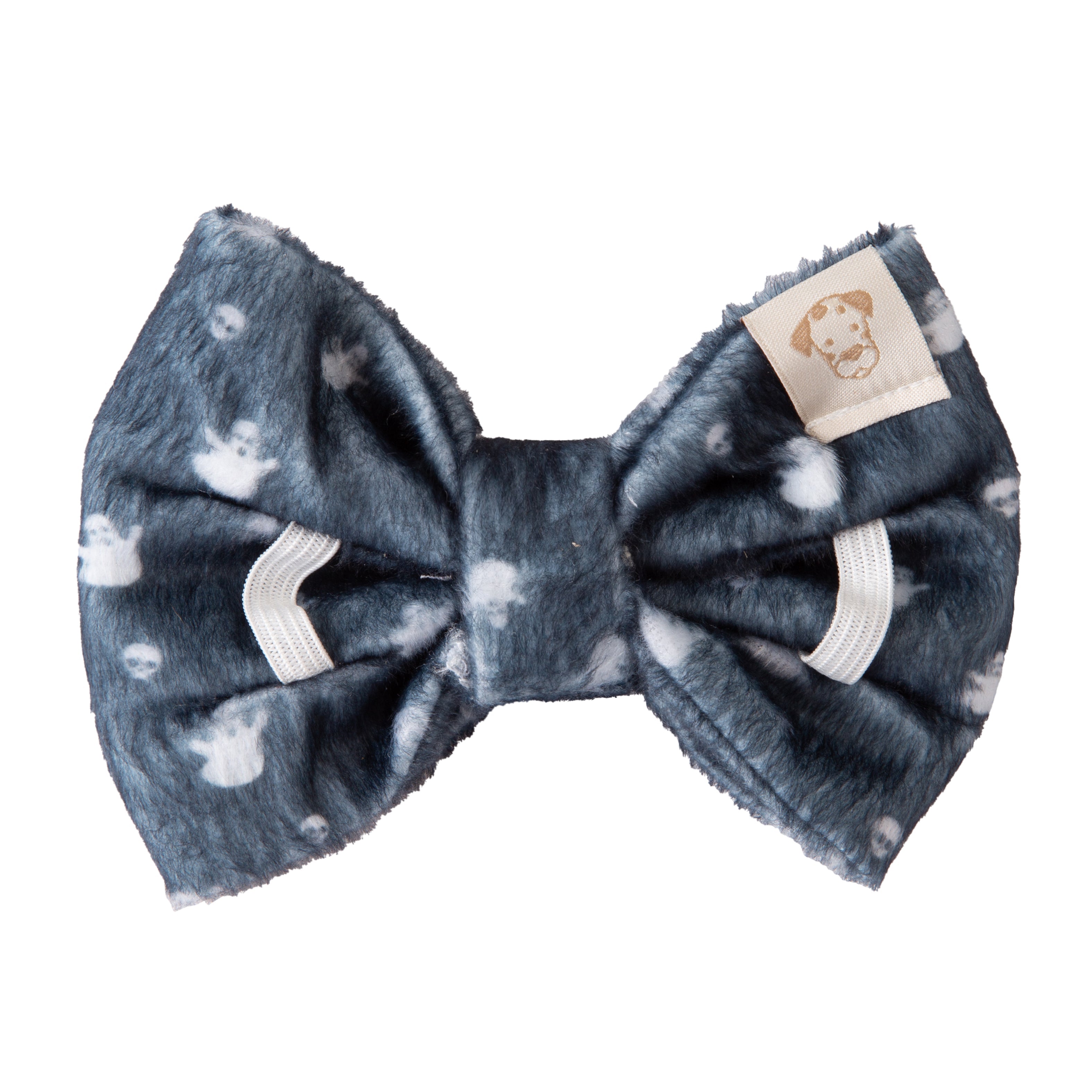 Dog Bow Tie Halloween Ghost | Autumn Collection - Fall (Slip on collar)