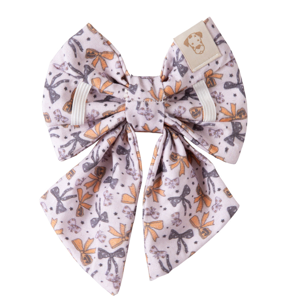Dog Sailor Bow Halloween Bows | Autumn Collection - Fall (Slip on collar)