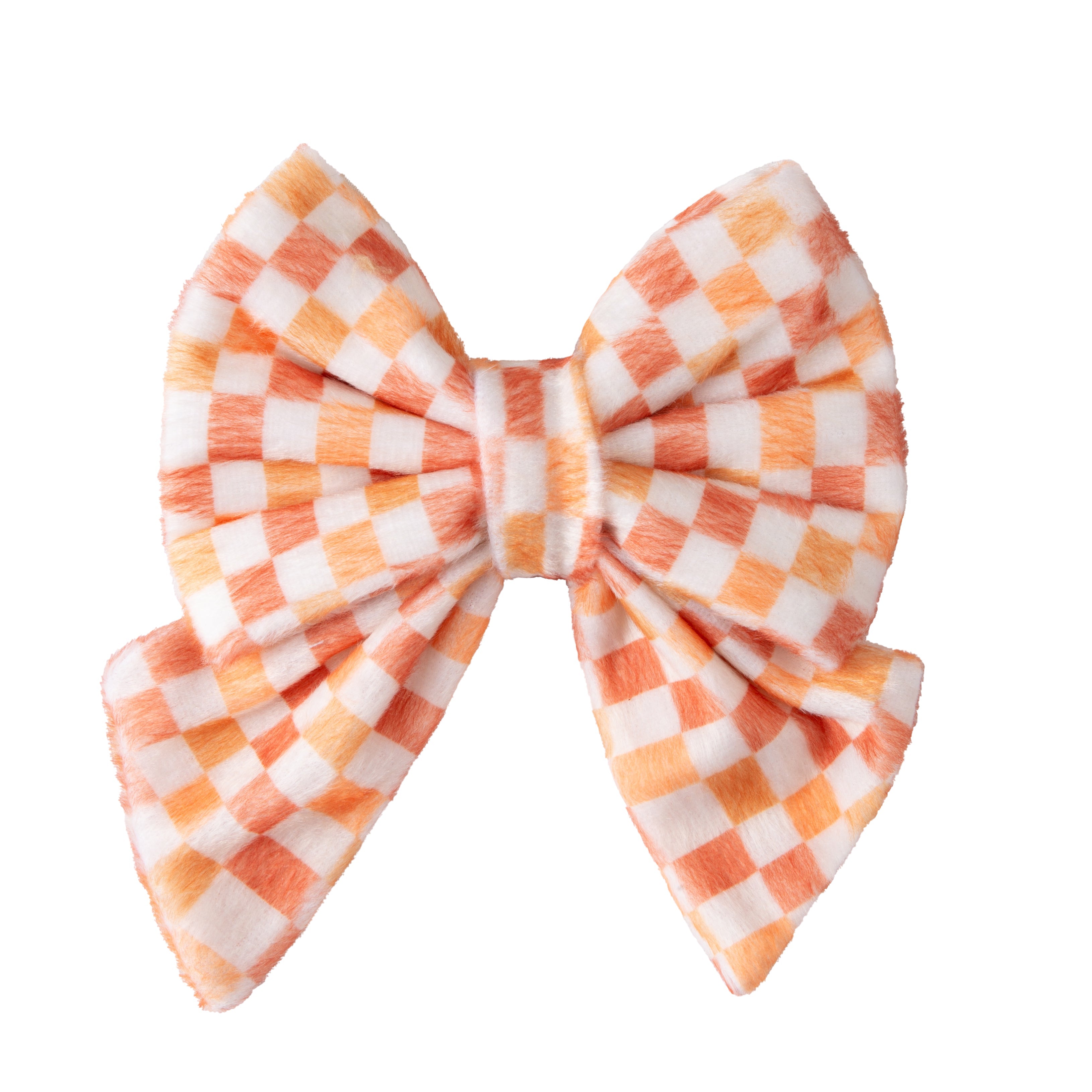 Dog Sailor Bow Checkered | Autumn Collection - Fall (Slip on collar)