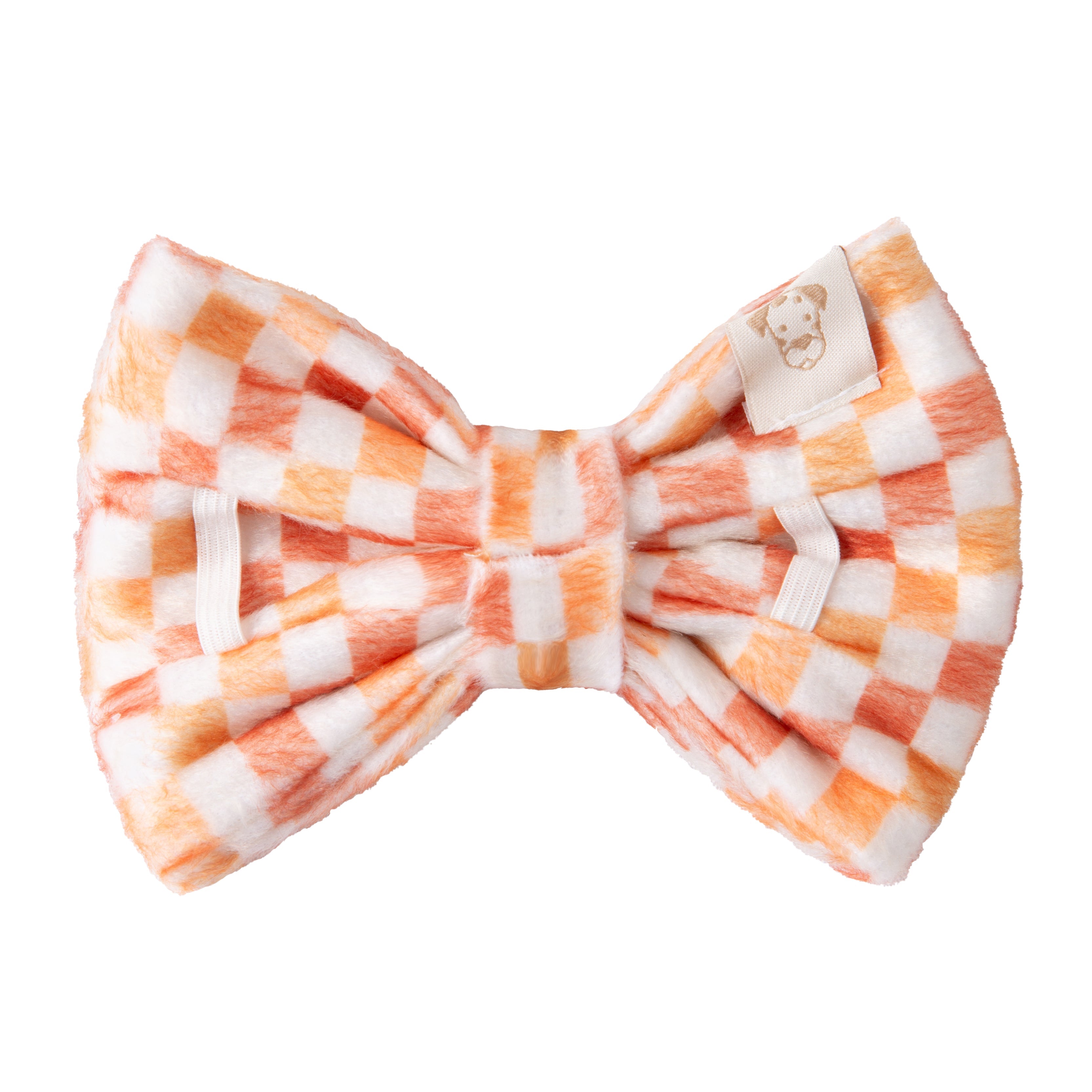 Dog Bow Tie Halloween Checkered | Autumn Collection - Fall (Slip on collar)
