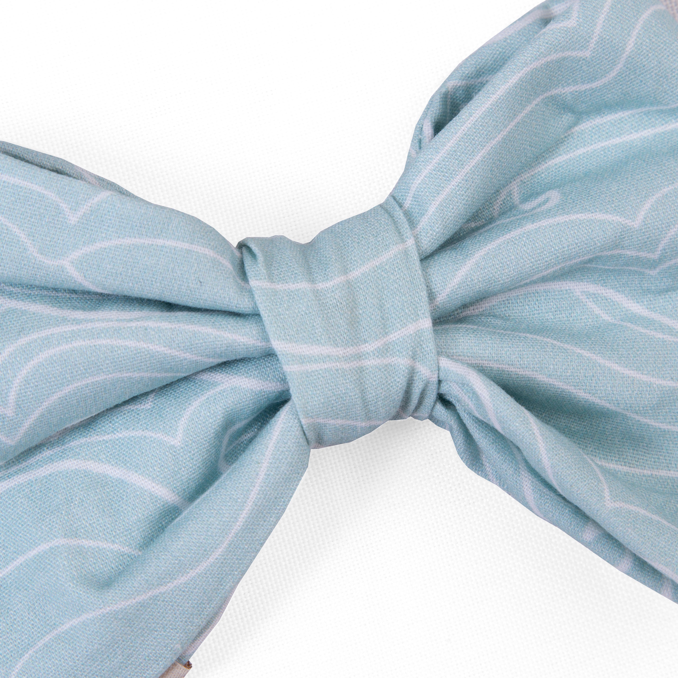 Dog Bow Tie Waves | Sunny Day Collection - Summer (Slip on collar)