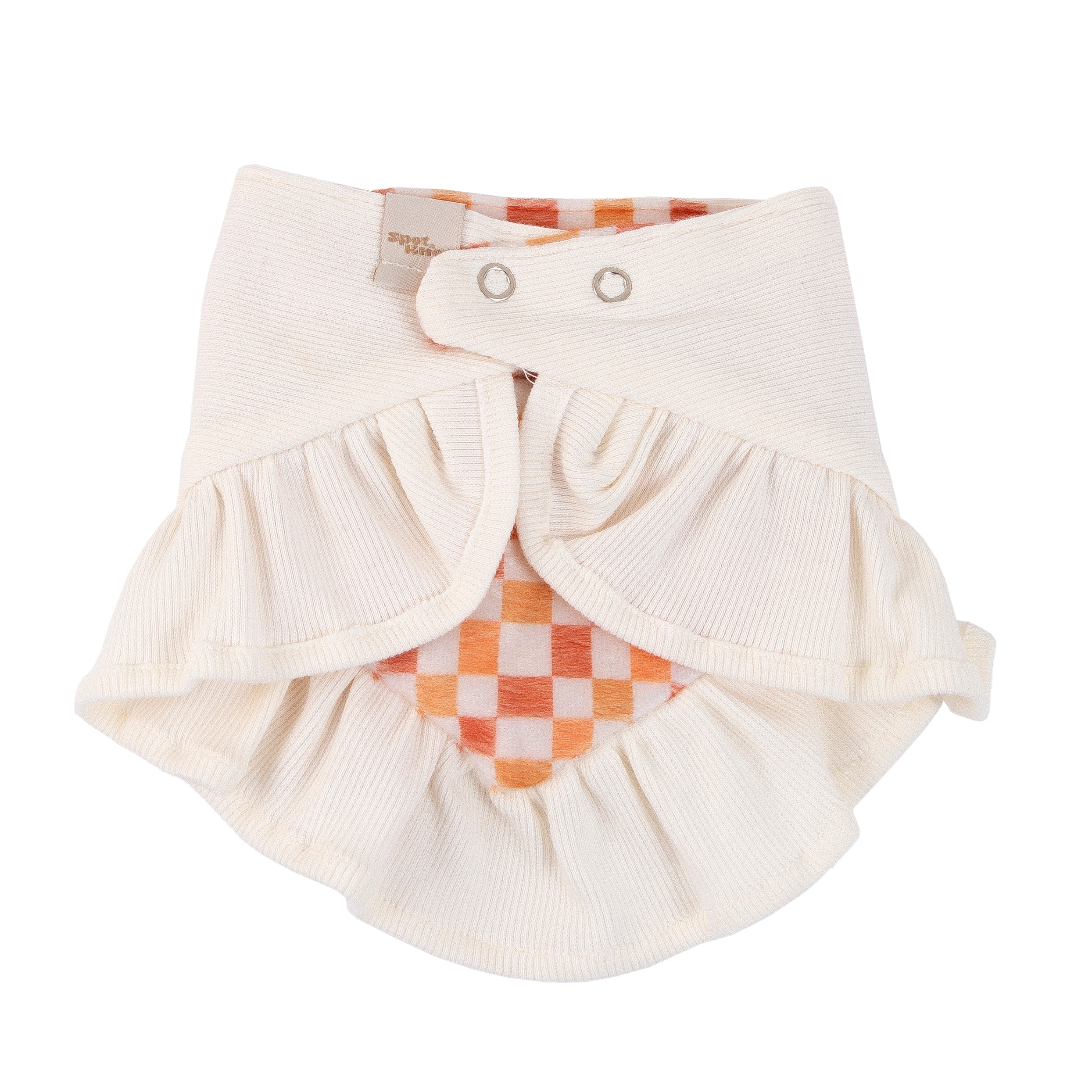 Pet Bandana Ruffles and Bow Checkered | Autumn Collection - Fall