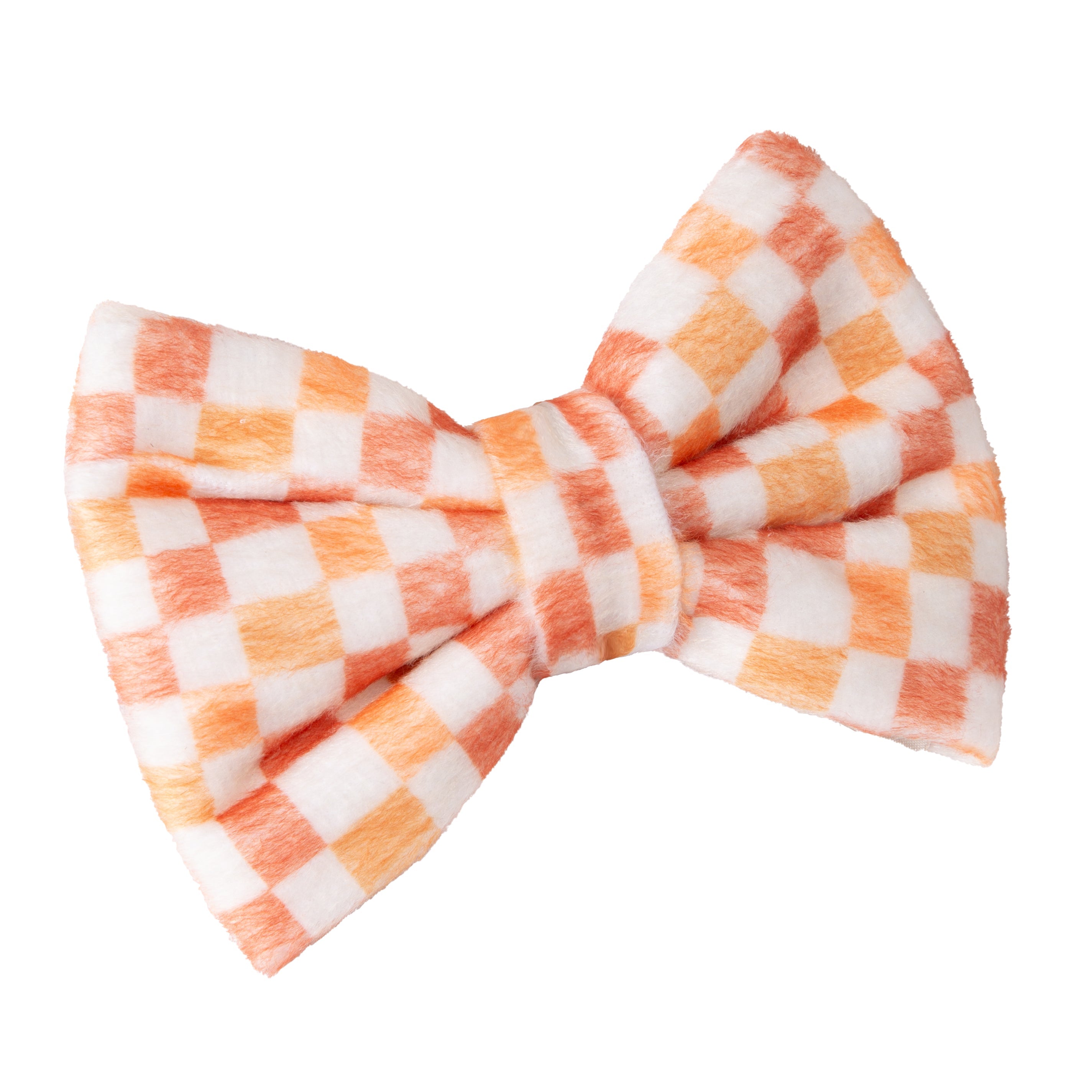 Dog Bow Tie Halloween Checkered | Autumn Collection - Fall (Slip on collar)