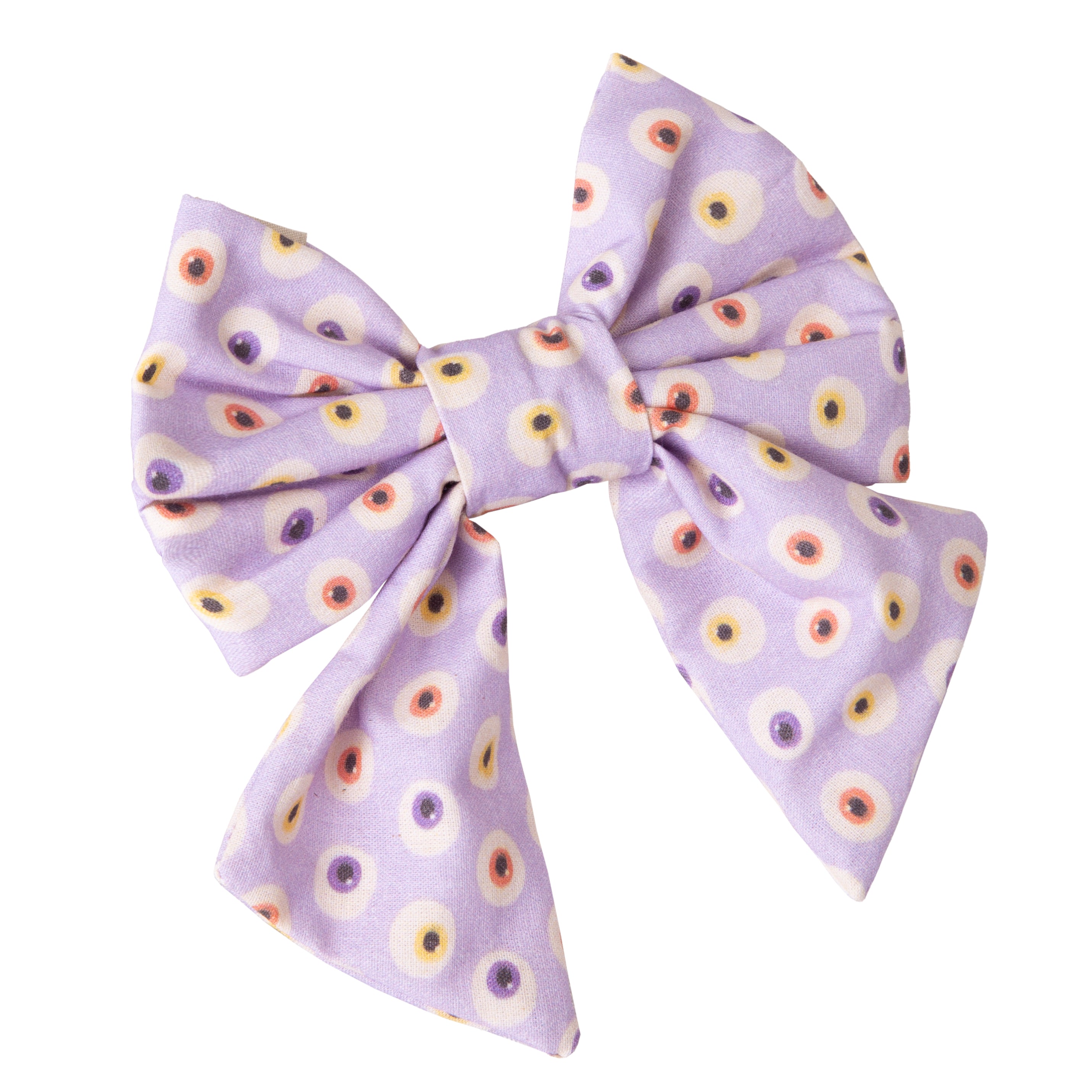 Dog Sailor Bow Halloween Eyes | Autumn Collection - Fall (Slip on collar)
