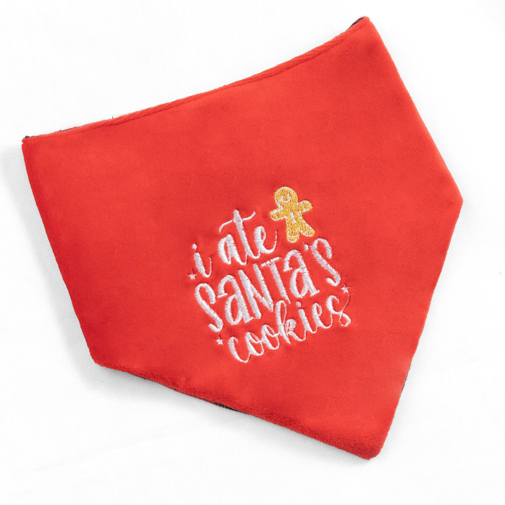 Christmas Pet Bandana I Ate Santas Cookies